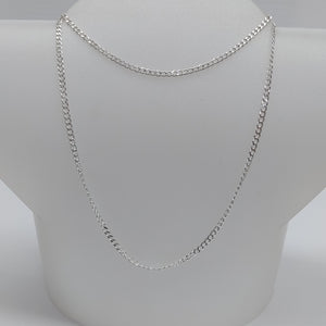 CADENA BARBADA PLATA .925 50 CM 4.72 GR (NUEVO)