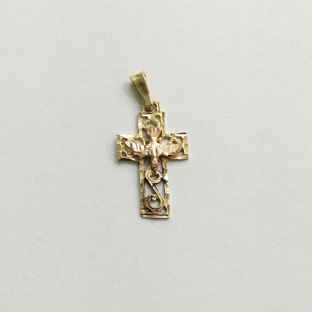 CRUZ, DIJE ORO 14 K 1.3 GRMS (SEMINUEVO)