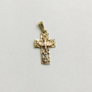 CRUZ, DIJE ORO 14 K 1.3 GRMS (SEMINUEVO)