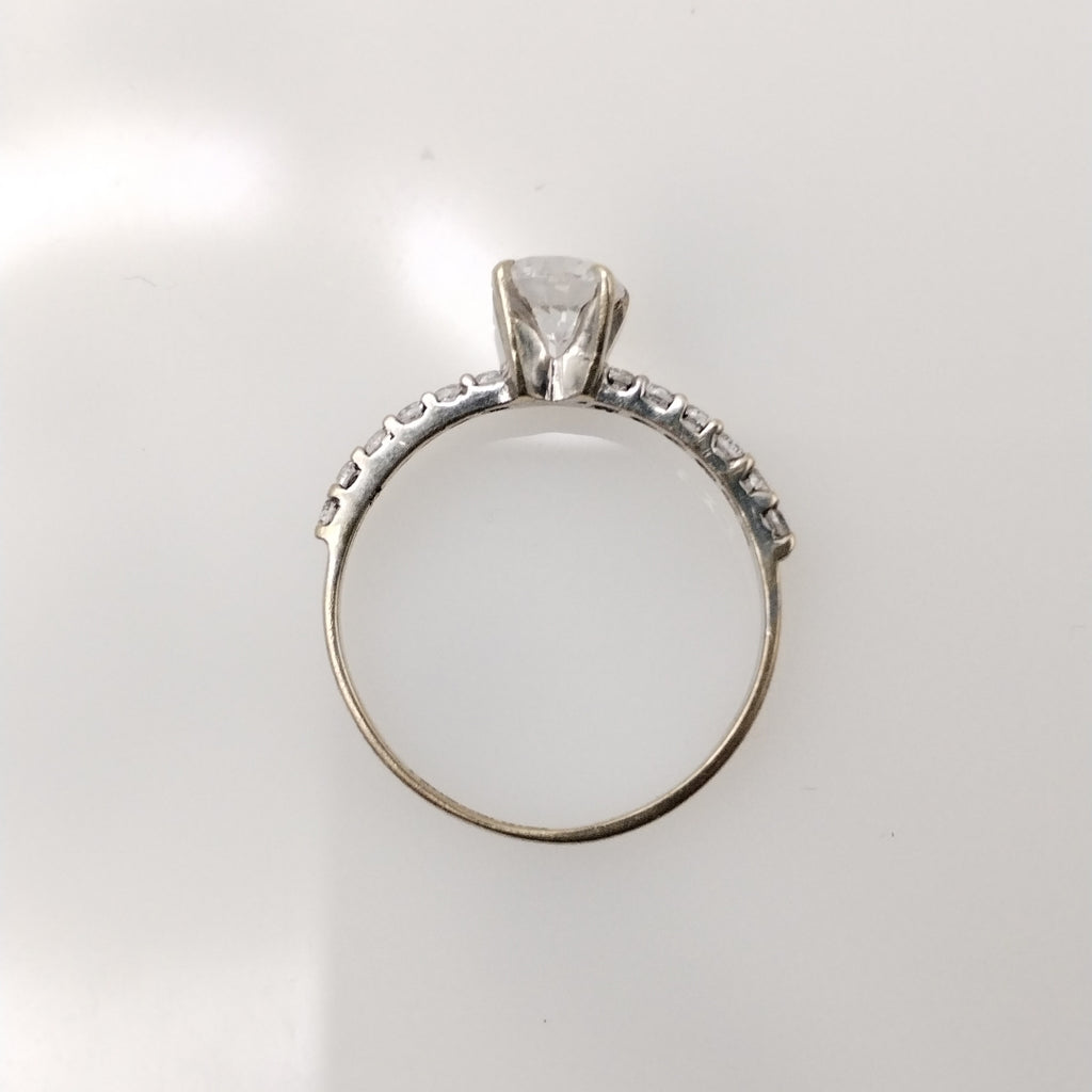 ANILLITO ORO BLANCO 10 K 1,10 GRMS (SEMINUEVO)