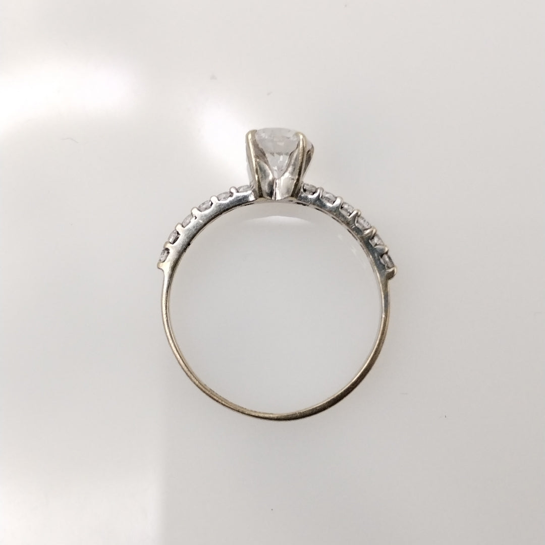 ANILLITO ORO BLANCO 10 K 1,10 GRMS (SEMINUEVO)