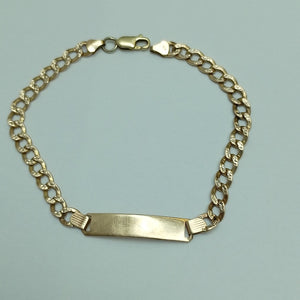 PULSERA ORO, RODIADO 10 K 4.9 GRMS (SEMINUEVO)