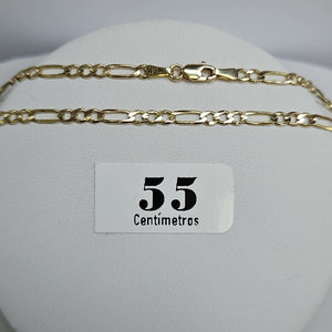 CADENAS 3X1 ORO 14K 55 CM 7.9 GR (NUEVO)