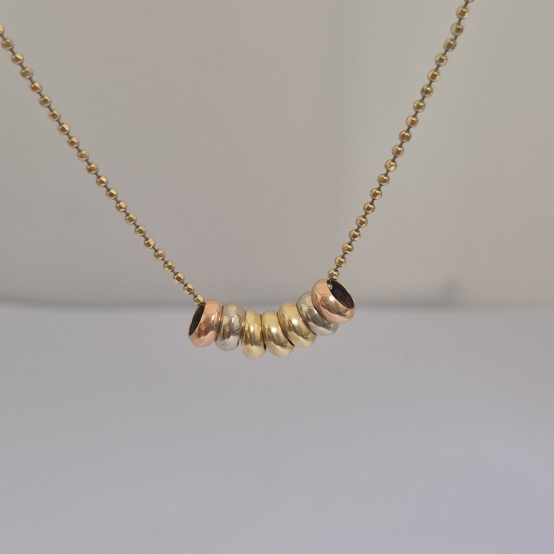 GARGANTILLA ORO COMBINADO 10 K 5,60 GRMS (SEMINUEVO)