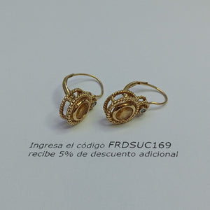 ARETES PAR ORO 14 K 4,10 GRMS (SEMINUEVO)