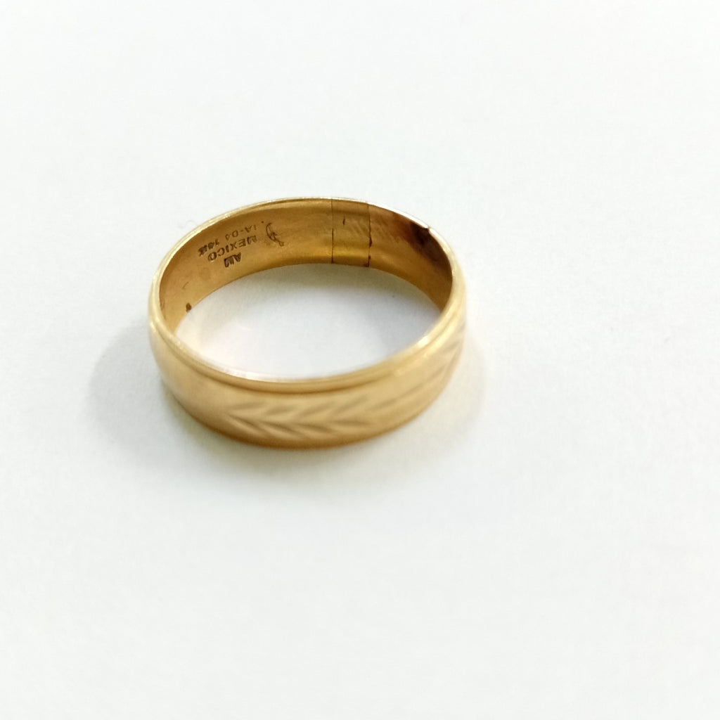 ARGOLLA ORO 14 K 2.9 GRMS (SEMINUEVO)