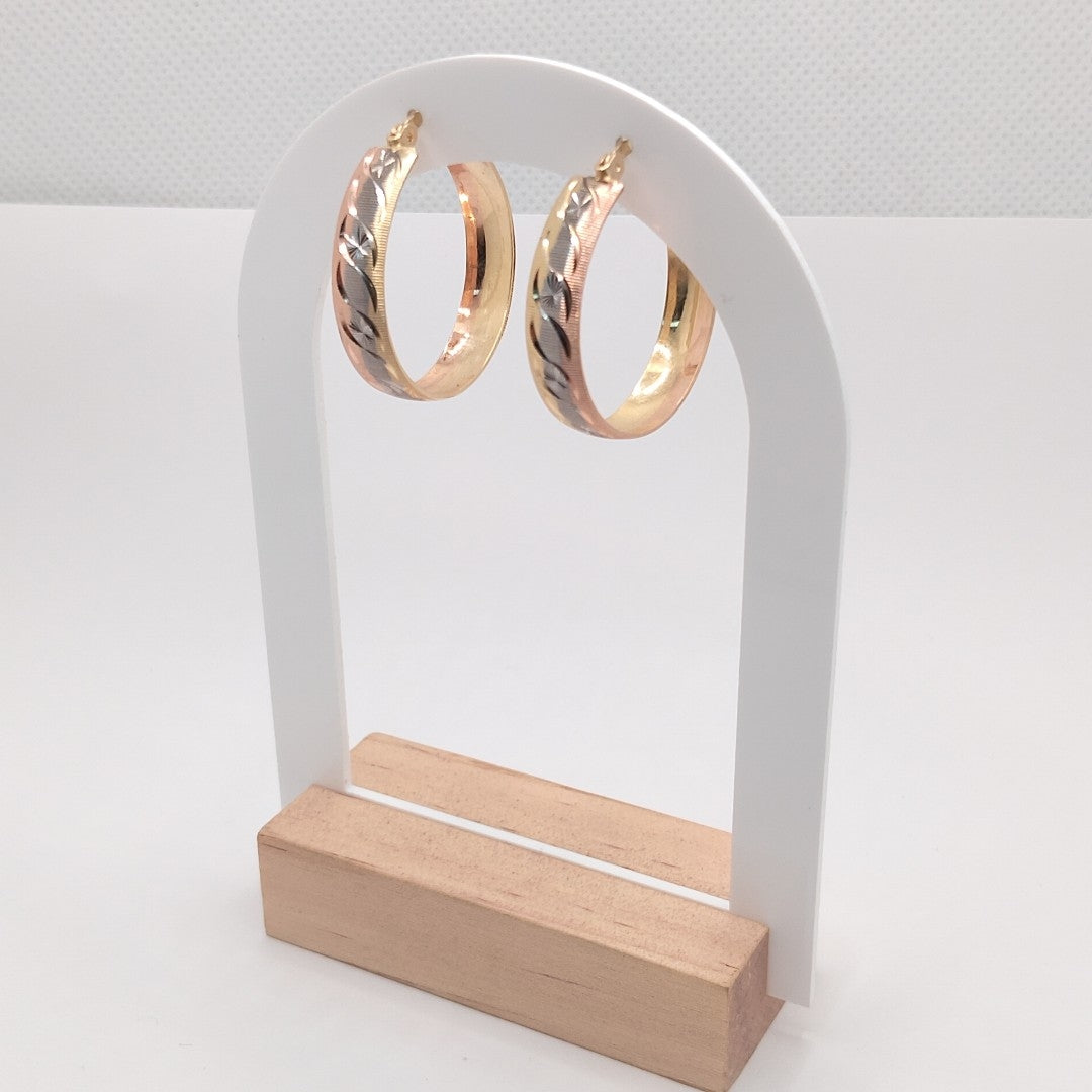 ARRACADAS PAR ORO 14 K 5 GRMS (SEMINUEVO)