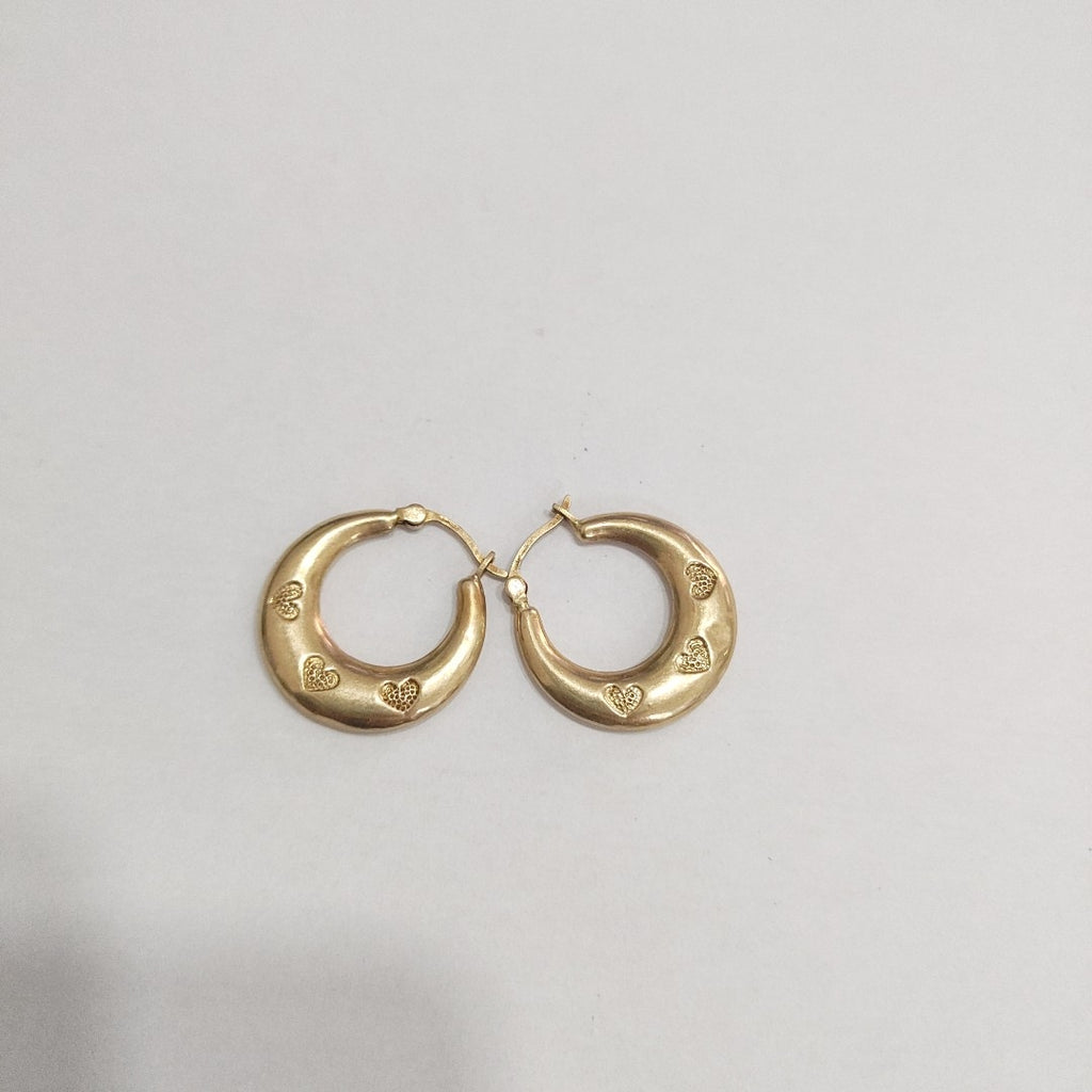 ARRACADAS PAR ORO 14 K 1.9 GRMS (SEMINUEVO)