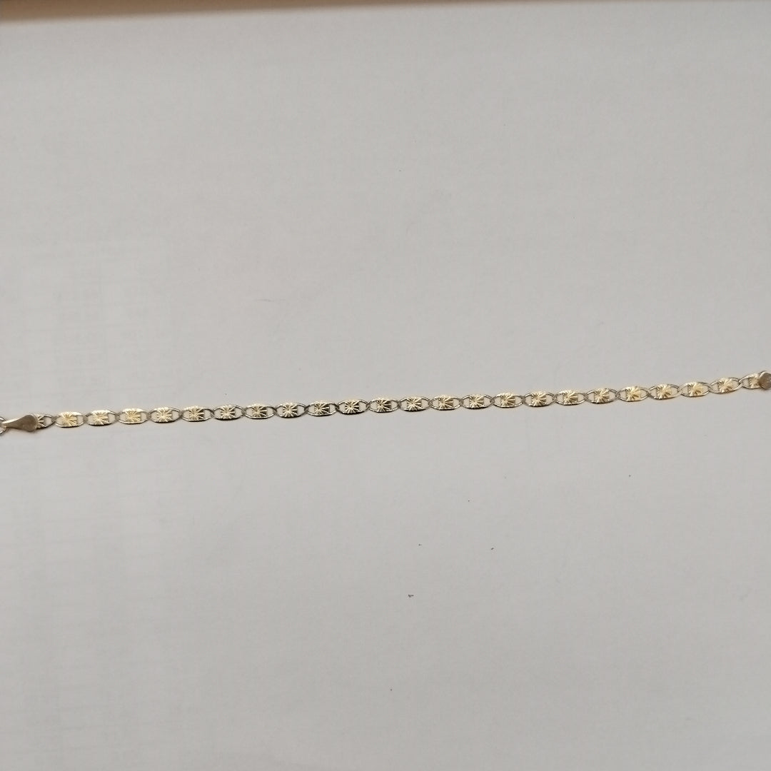 PULSERAS GUCHI ORO 14K 18 CM 2.9 GR (NUEVO)