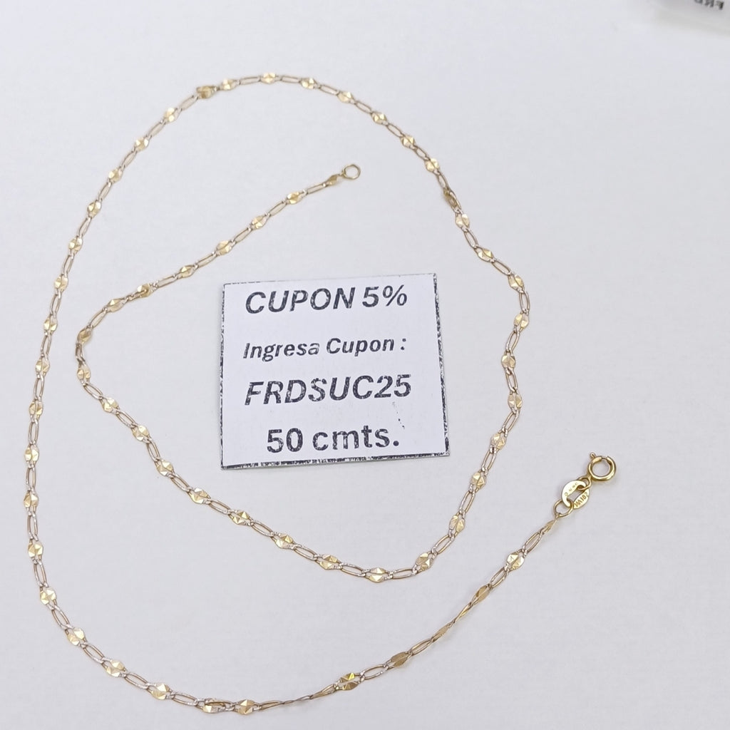 CADENA ORO 14 K 1,70 GRMS (SEMINUEVO)