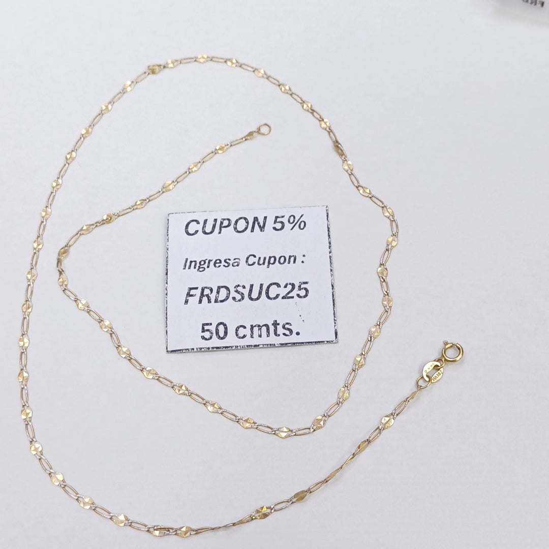 CADENA ORO 14 K 1,70 GRMS (SEMINUEVO)