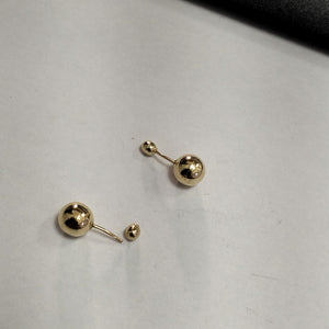BROQUELES PAR ORO 14 K 1.7 GRMS (SEMINUEVO)