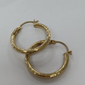 ARRACADAS PAR ORO 14 K 2.2 GRMS (SEMINUEVO)