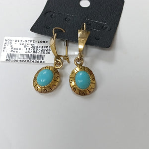 ARETES PAR ORO 14 K 3.8 GRMS (SEMINUEVO)