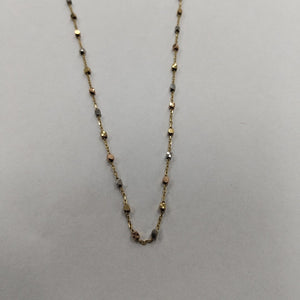 CADENA ORO COMBINADO 10 K 3,00 GRMS (SEMINUEVO)