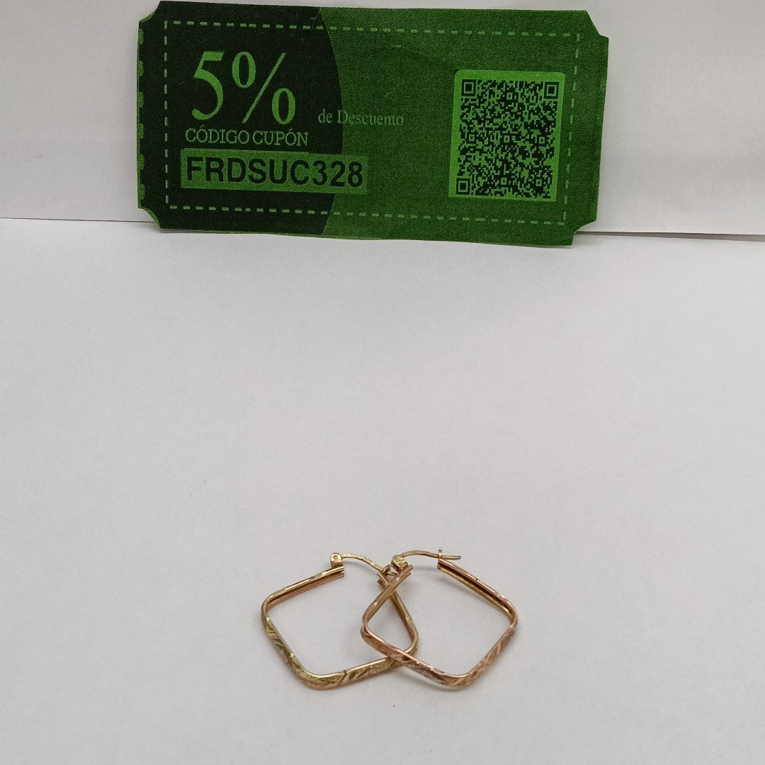 ARRACADAS PAR ORO 14 K 3,20 GRMS (SEMINUEVO)