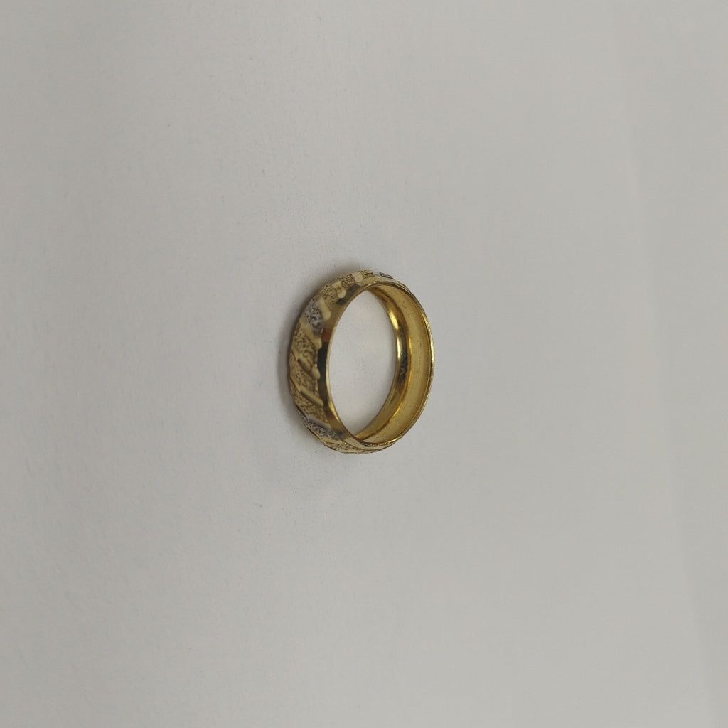 ARGOLLA ORO COMBINADO 14 K 2,30 GRMS (SEMINUEVO)