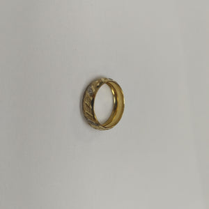 ARGOLLA ORO COMBINADO 14 K 2,30 GRMS (SEMINUEVO)