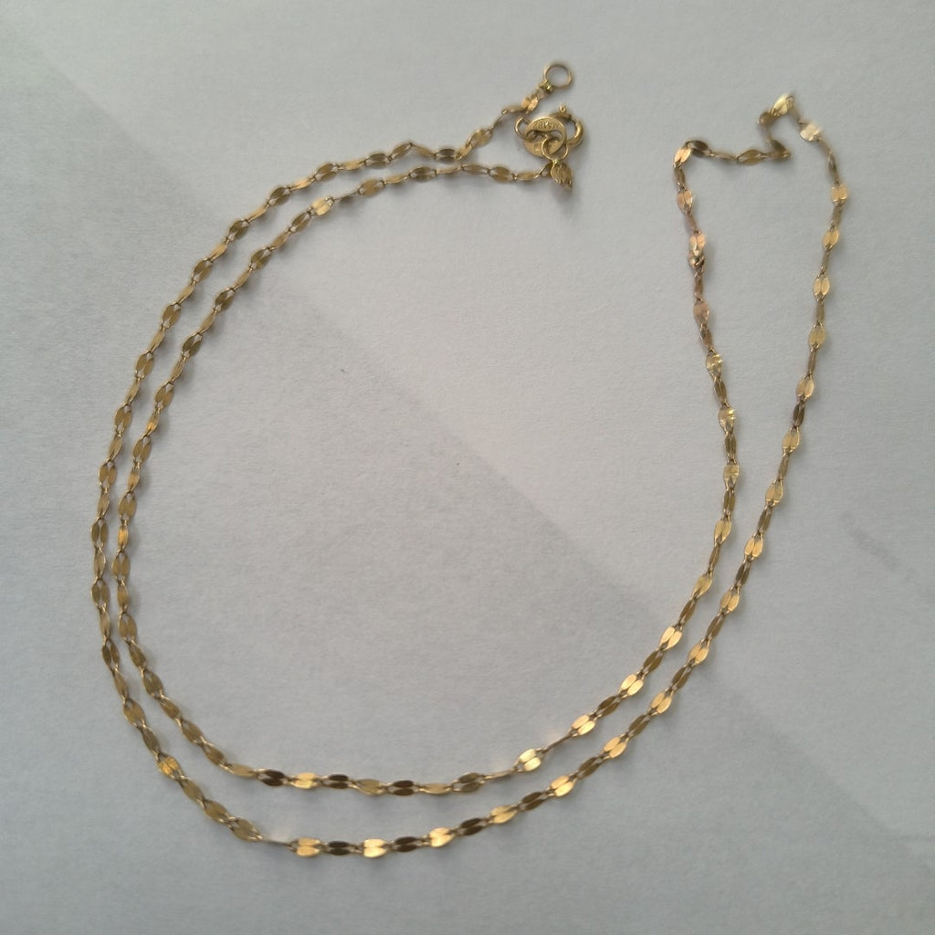 CADENA ORO 10 K 0,90 GRMS (SEMINUEVO)