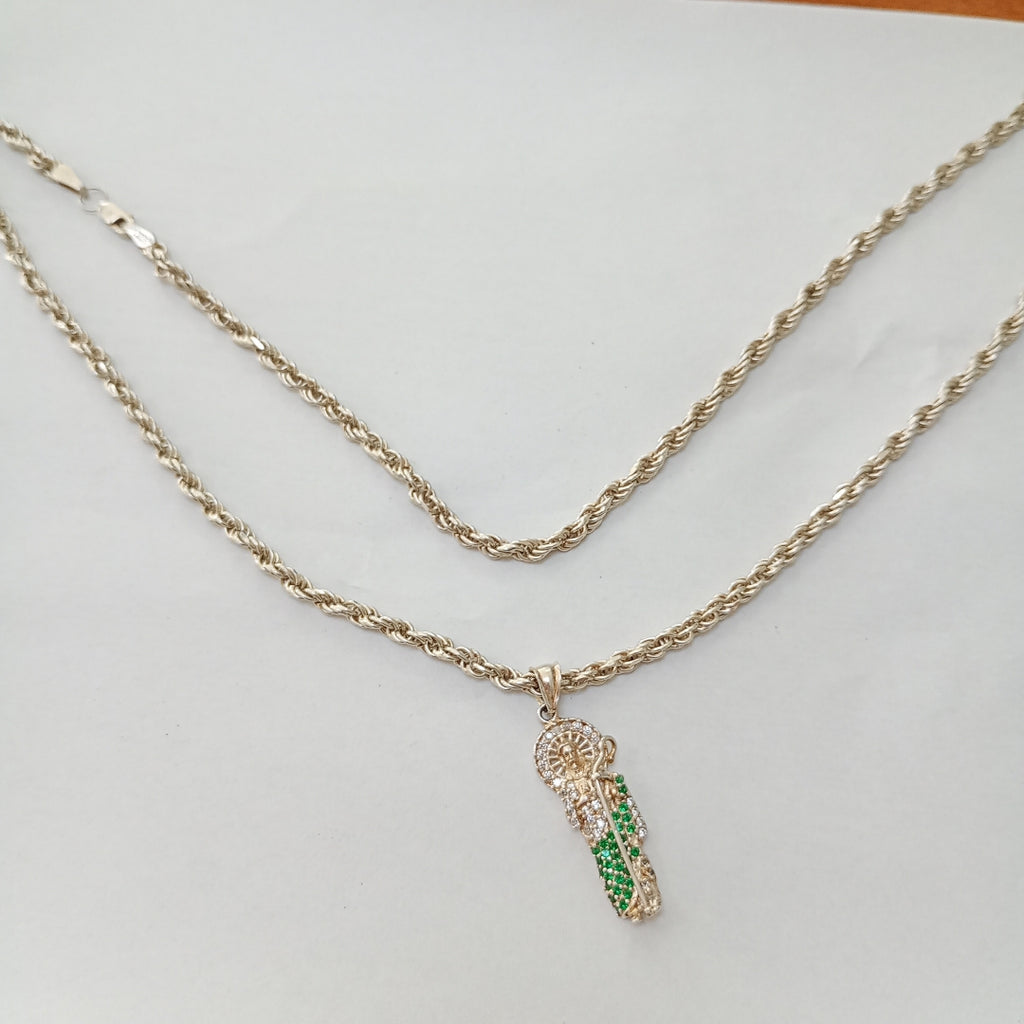 CADENA, DIJE PLATA 32.7 GRMS (SEMINUEVO)