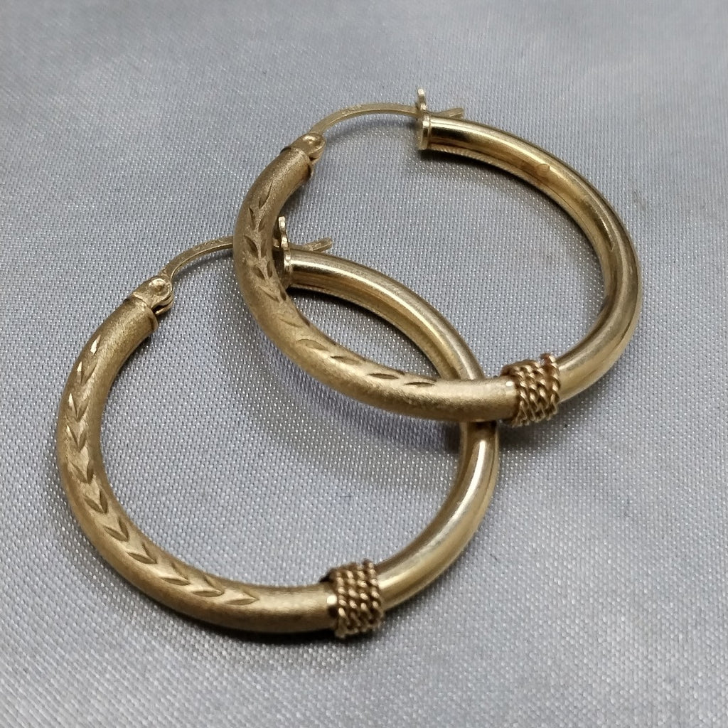 ARRACADAS PAR ORO 10 K 3,40 GRMS (SEMINUEVO)
