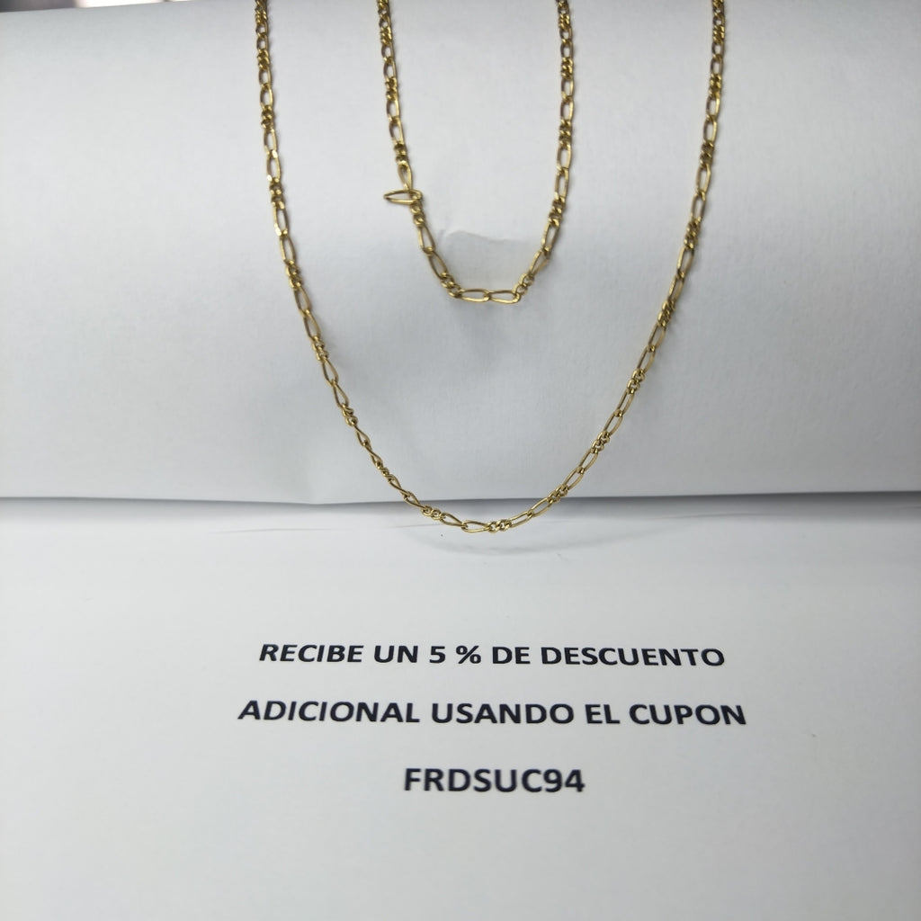 CADENA ORO 14 K 2,70 GRMS (SEMINUEVO)