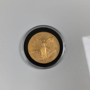 Moneda Centenario Cincuenta Pesos Oro Mexicano 21.6K