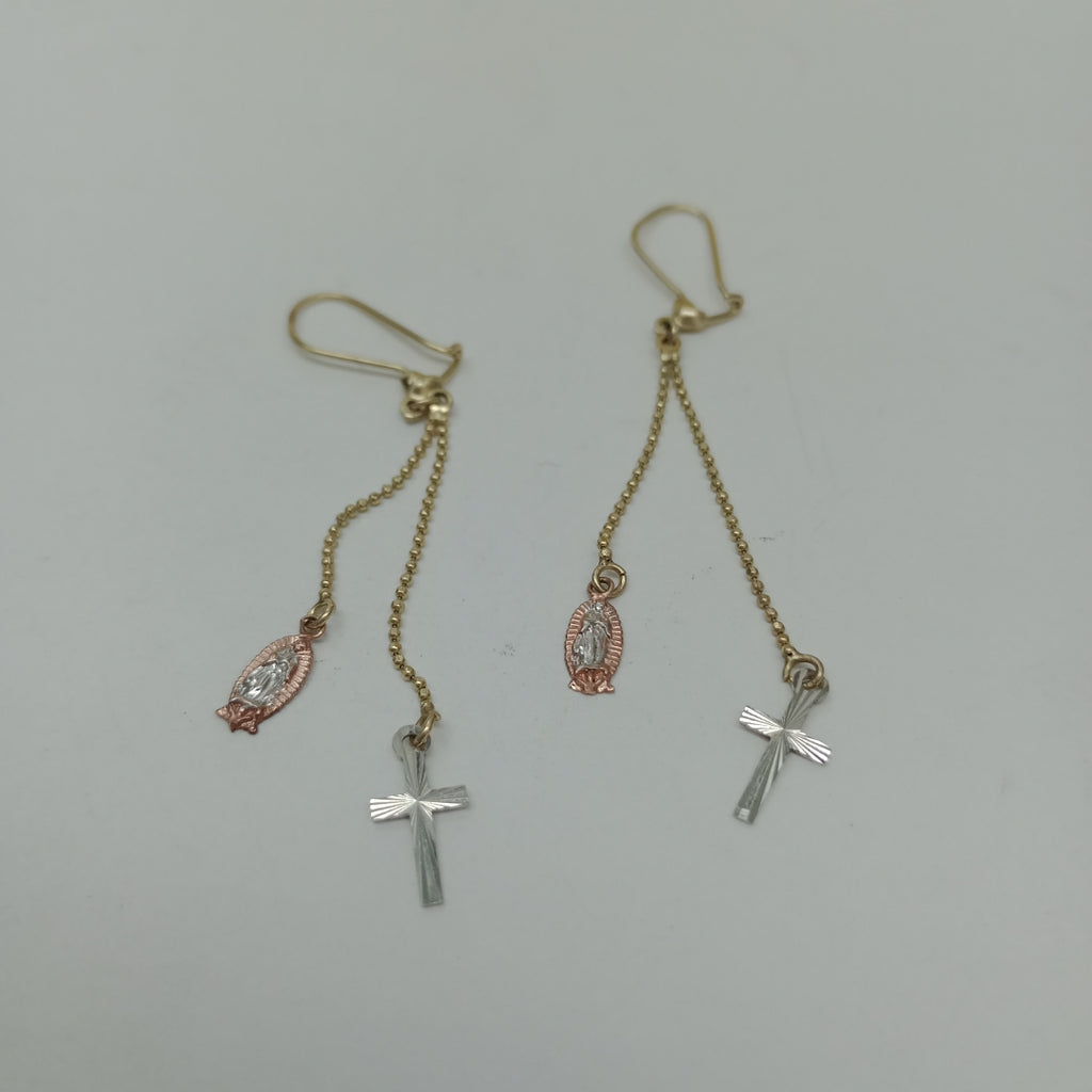 ARETES PAR ORO 14 K 1,80 GRMS (SEMINUEVO)