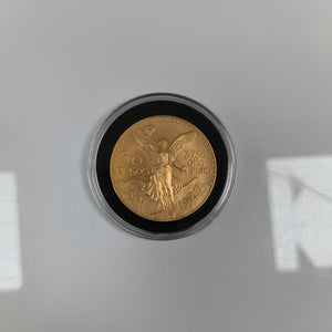 Moneda Centenario Cincuenta Pesos Oro Mexicano 21.6K