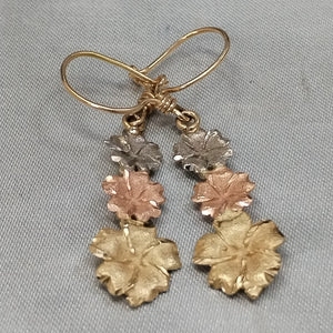 ARETES PAR ORO 10 K 3,20 GRMS (SEMINUEVO)