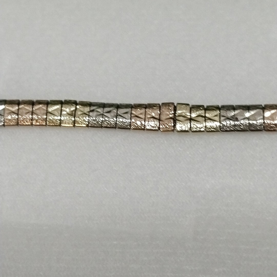 PULSERA ORO,ORO COMBINADO 14 K 11,00 GRMS (SEMINUEVO)