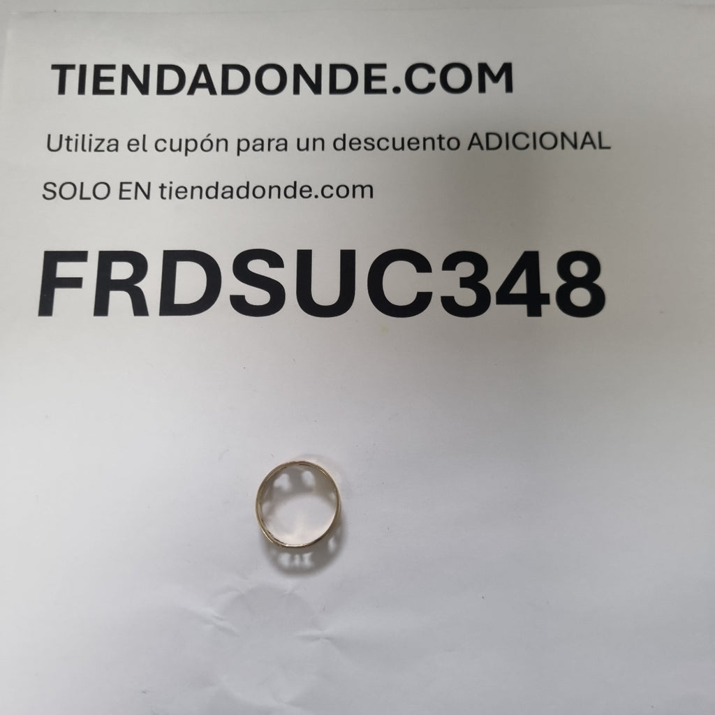 ARGOLLA DE LA SUERTE ORO 14 K 2 GRMS (SEMINUEVO)