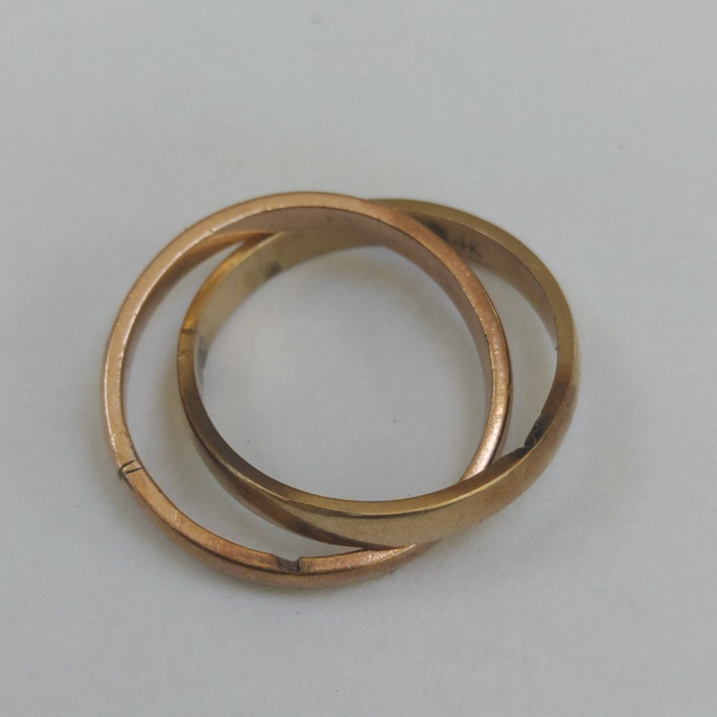SEMANARIO DE ARGOLLAS ORO 14 K 6.5 GRMS (SEMINUEVO)