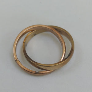 SEMANARIO DE ARGOLLAS ORO 14 K 6.5 GRMS (SEMINUEVO)