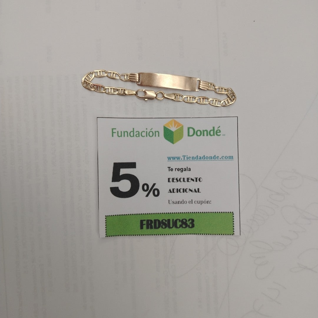 ESCLAVA ORO 10 K 3,30 GRMS (SEMINUEVO)