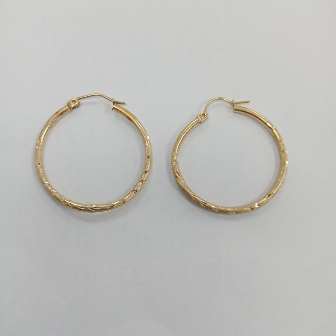 ARRACADAS PAR ORO 14 K 1.3 GRMS (SEMINUEVO)