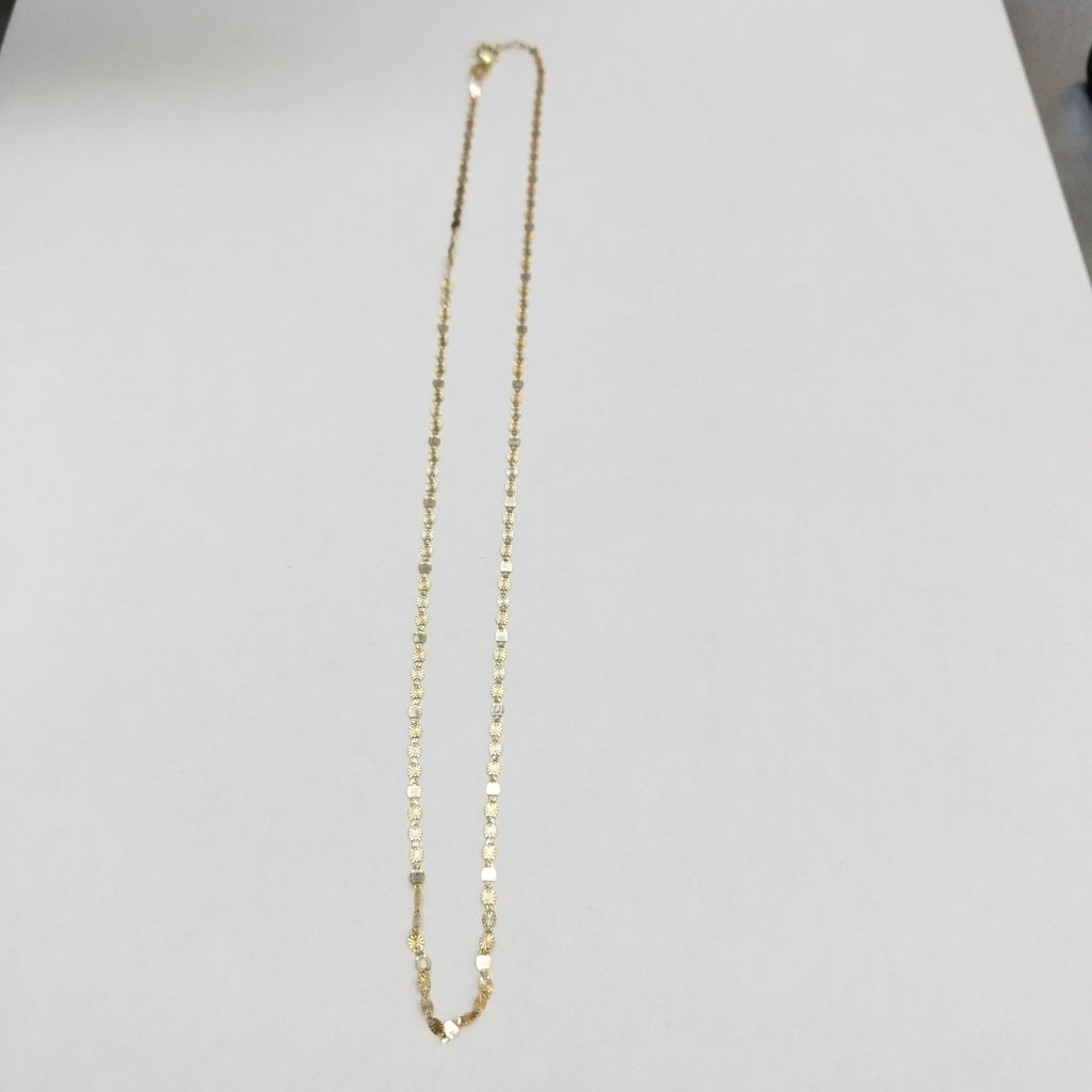 CADENA ORO,ORO COMBINADO 10 K 1,00 GRMS (SEMINUEVO)