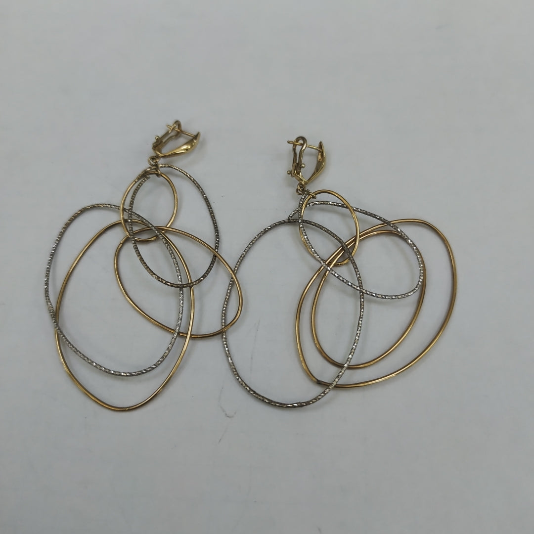 ARETES PAR ORO 14 K 4.9 GRMS (SEMINUEVO)