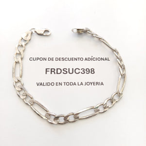 PULSERA PLATA 12.9 GRMS (SEMINUEVO)