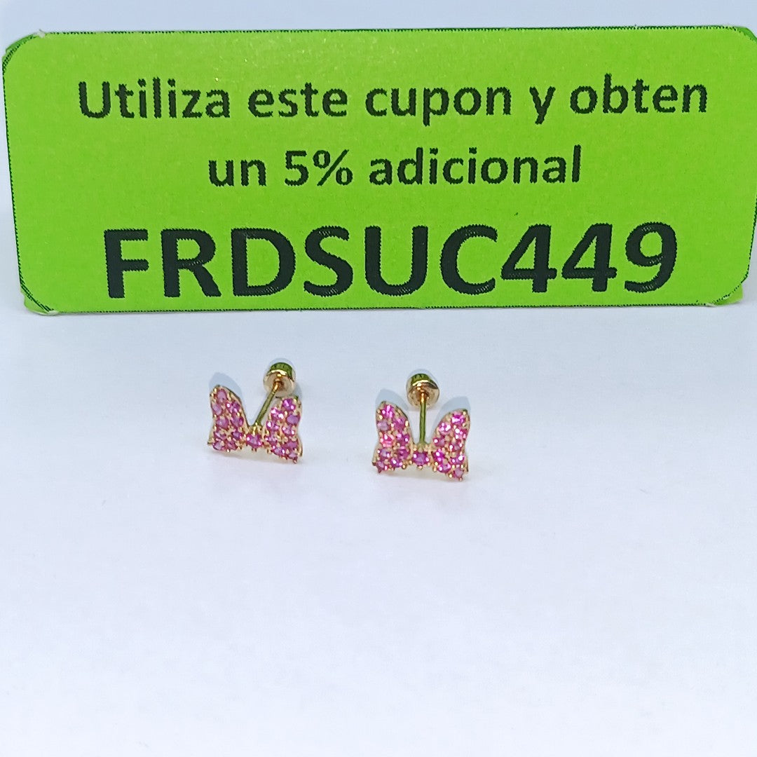 BROQUELES PAR ORO 10 K 0.4 GRMS (SEMINUEVO)