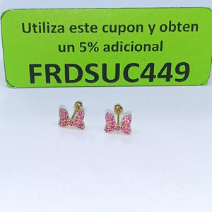 BROQUELES PAR ORO 10 K 0.4 GRMS (SEMINUEVO)