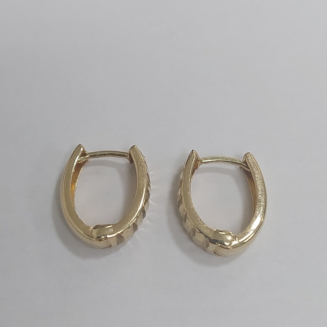 ARRACADAS PAR ORO 14 K 1.1 GRMS (SEMINUEVO)