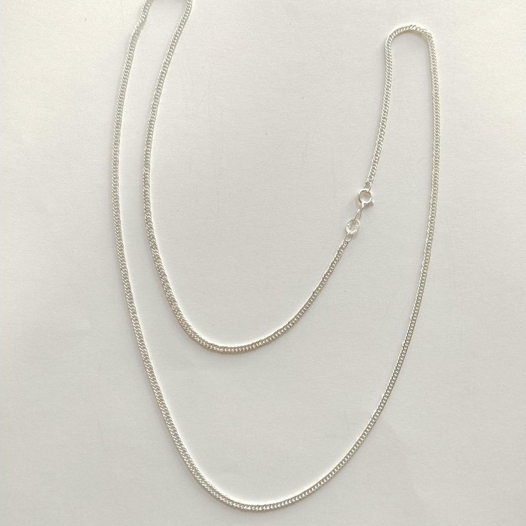 CADENA BARBADA PLATA .925 60 CM 4.82 GR (NUEVO)
