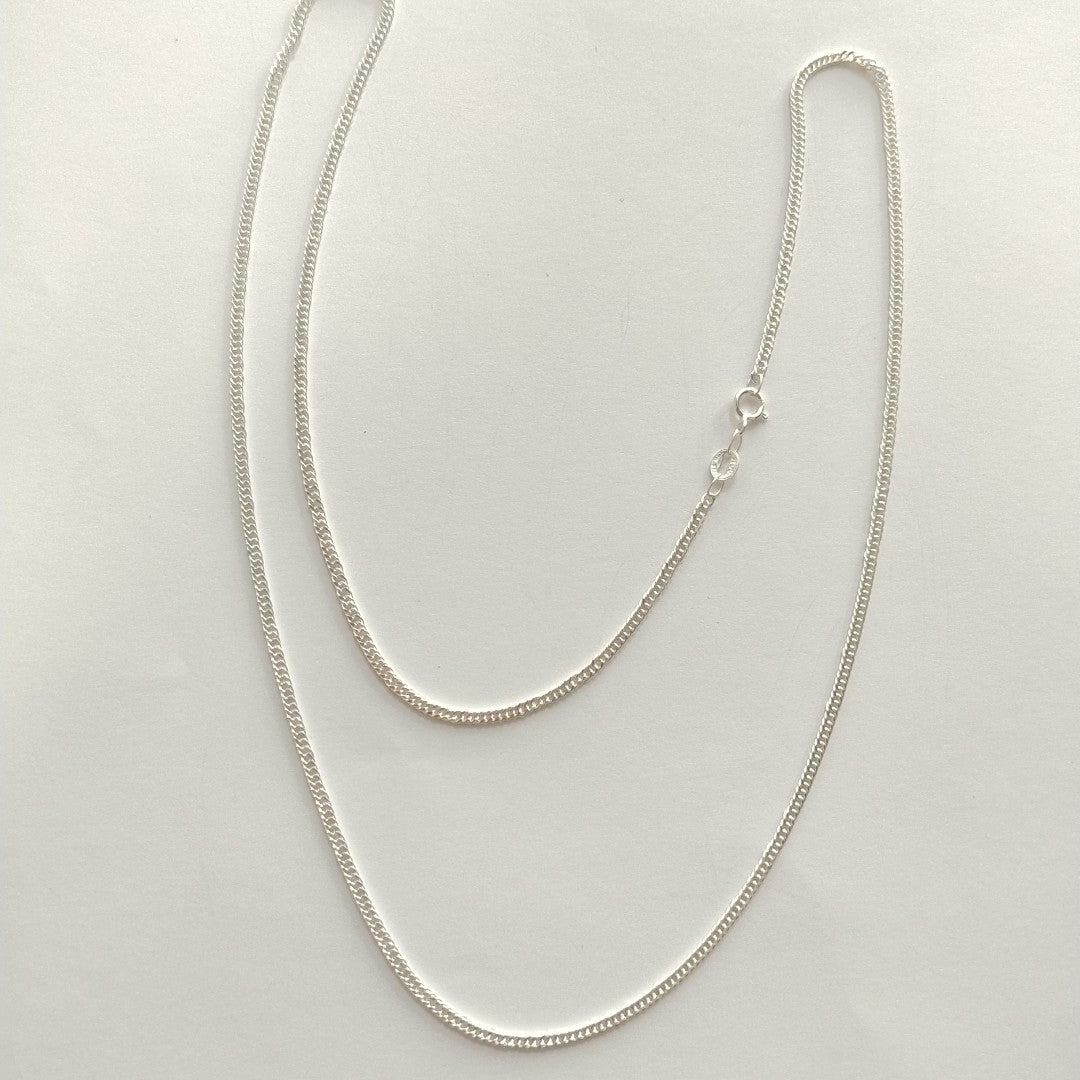 CADENA BARBADA PLATA .925 60 CM 4.82 GR (NUEVO)
