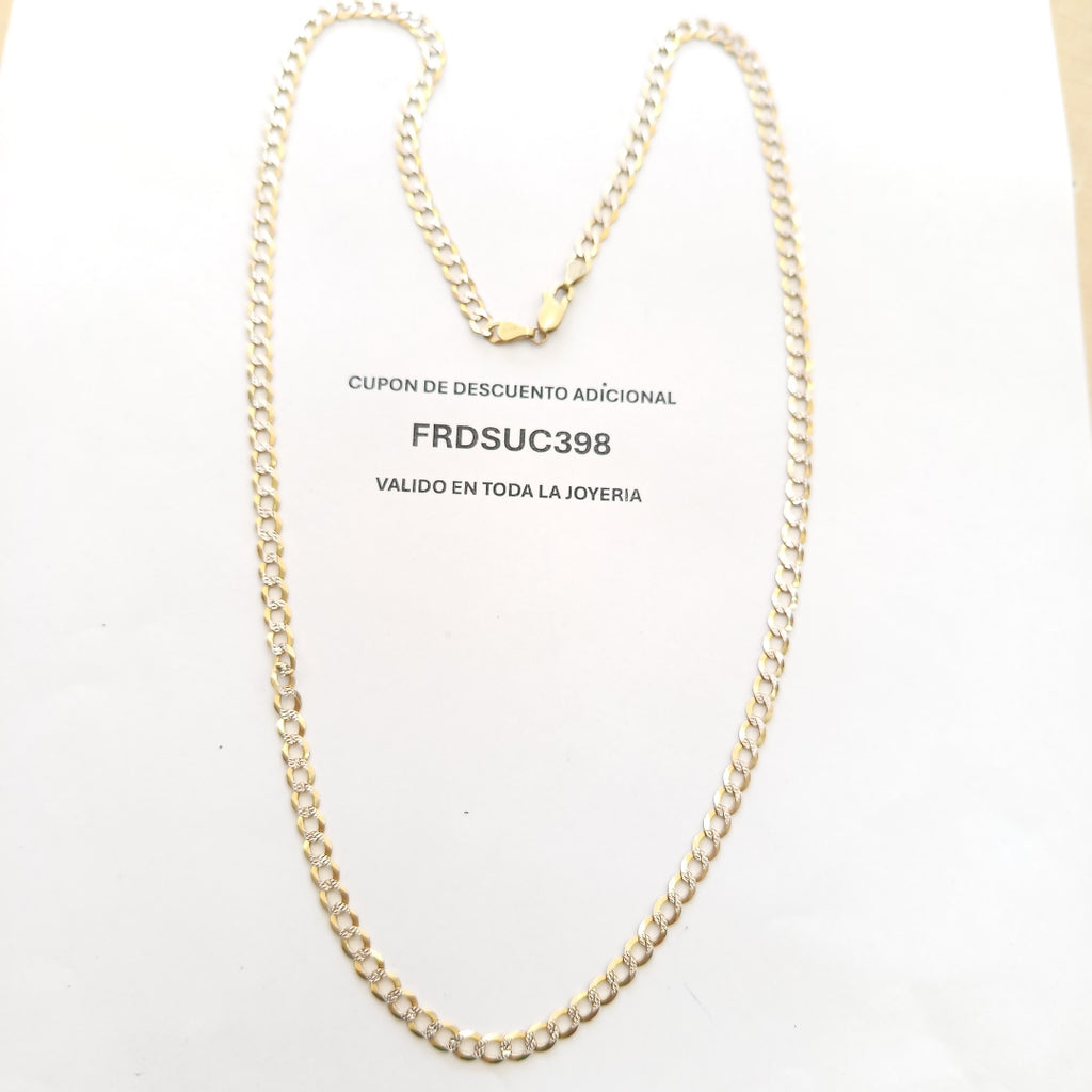 CADENA ORO,RODIADO 14 K 14,30 GRMS (SEMINUEVO)