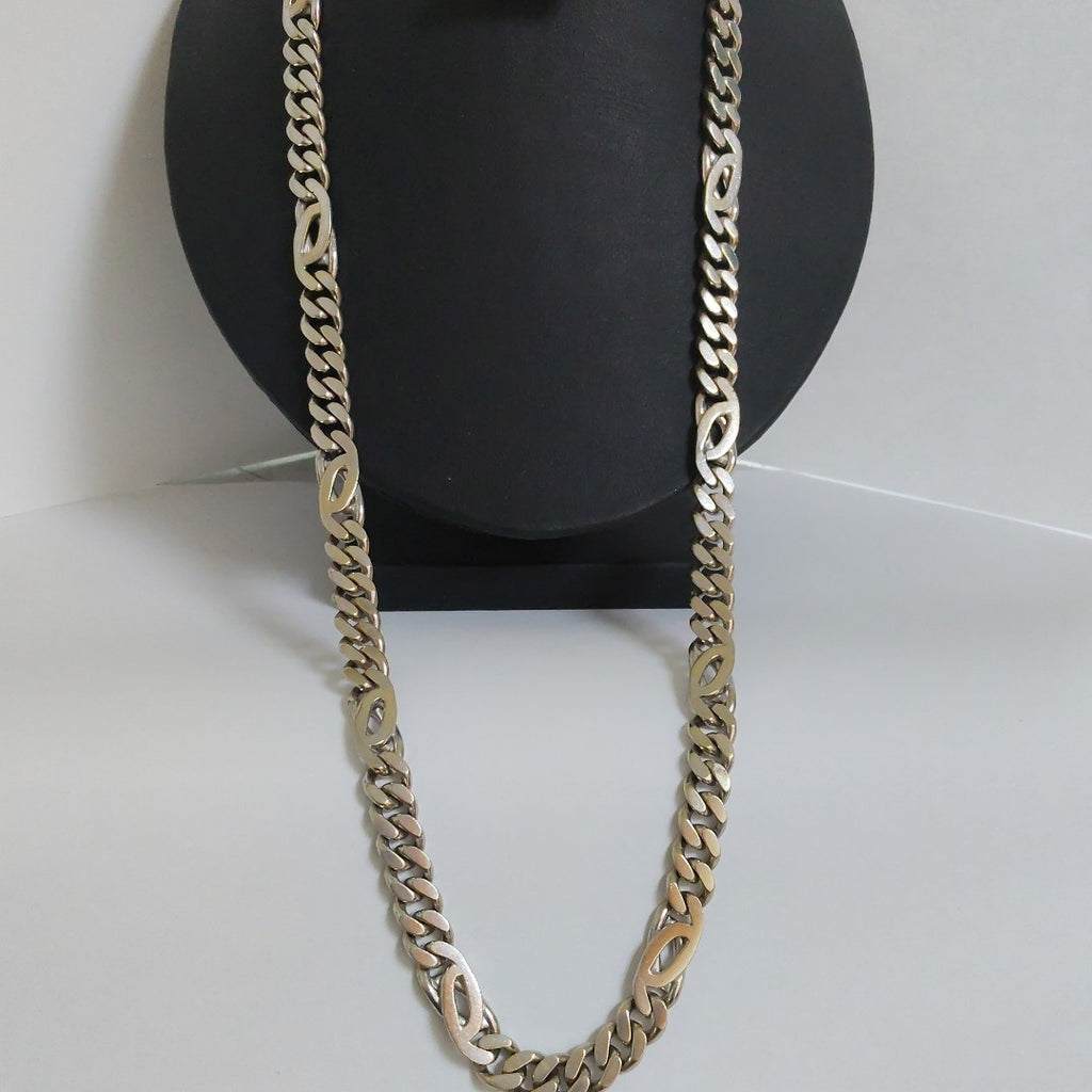 CADENA ORO, ORO BLANCO 18 K 132.7 GRMS (SEMINUEVO)