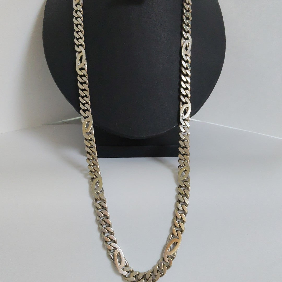 CADENA ORO, ORO BLANCO 18 K 132.7 GRMS (SEMINUEVO)