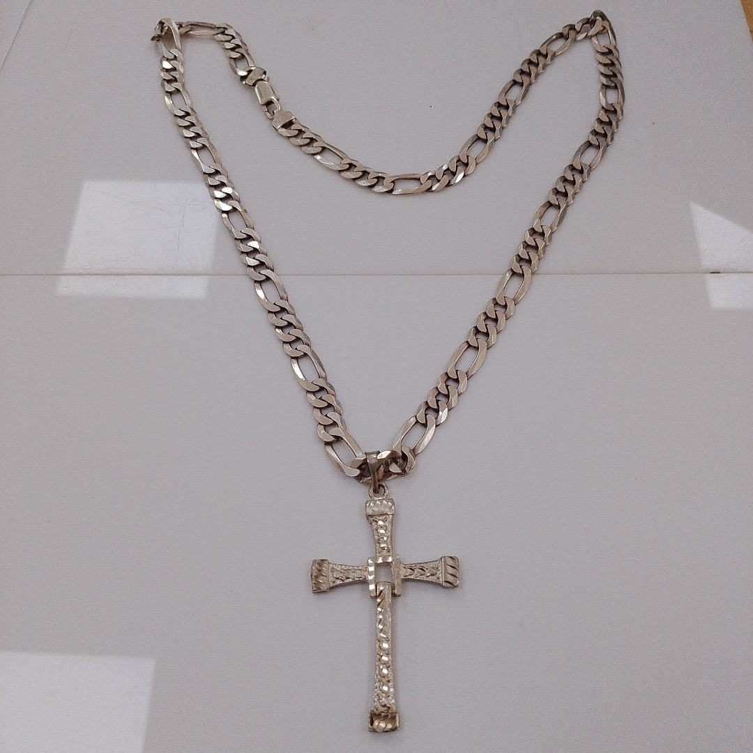 CADENA, CRUZ PLATA 61.2 GRMS (SEMINUEVO)