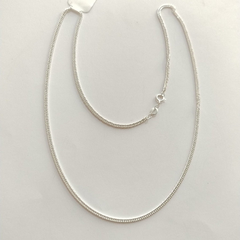 CADENA BARBADA PLATA .925 50 CM 4.22 GR (NUEVO)