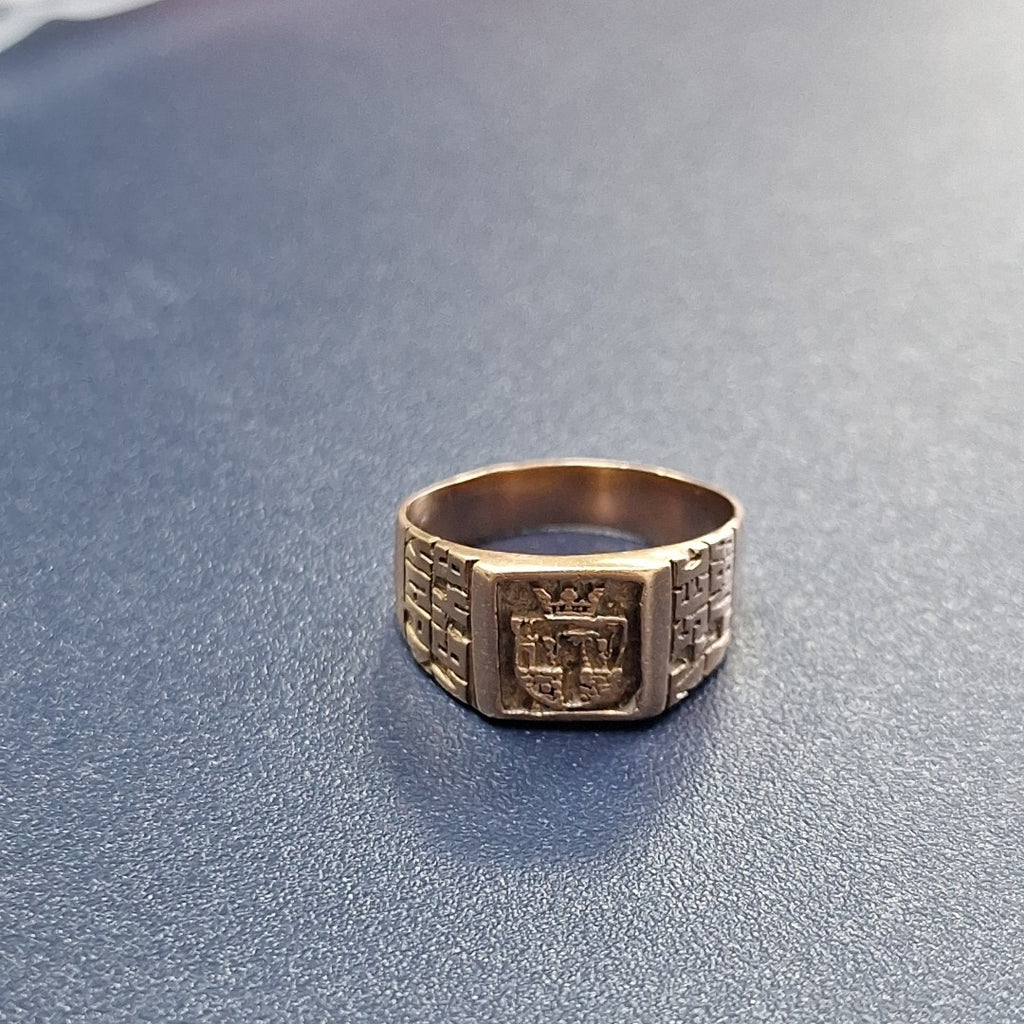 ANILLO DE GRADUACIÓN ORO 8 K 4,30 GRMS (SEMINUEVO)